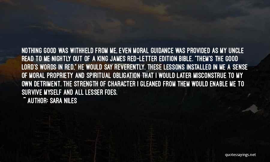 My Foes Quotes By Sara Niles