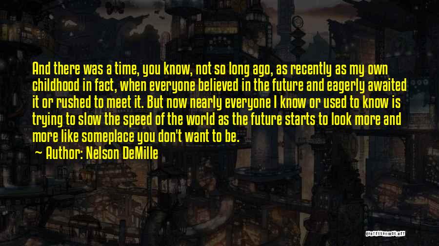 My Future World Quotes By Nelson DeMille