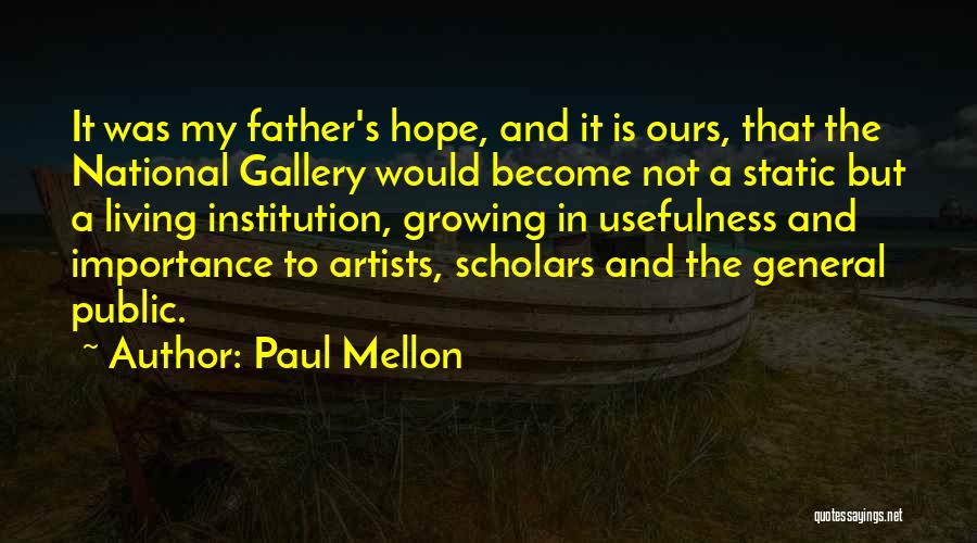 My Gallery Quotes By Paul Mellon