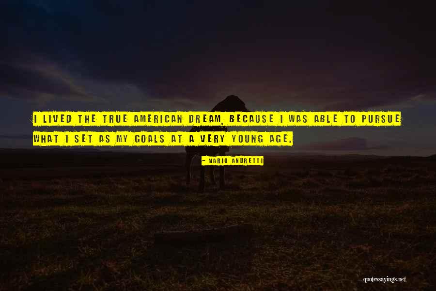 My Goals Quotes By Mario Andretti My Goals Quotes By Mario Andretti
