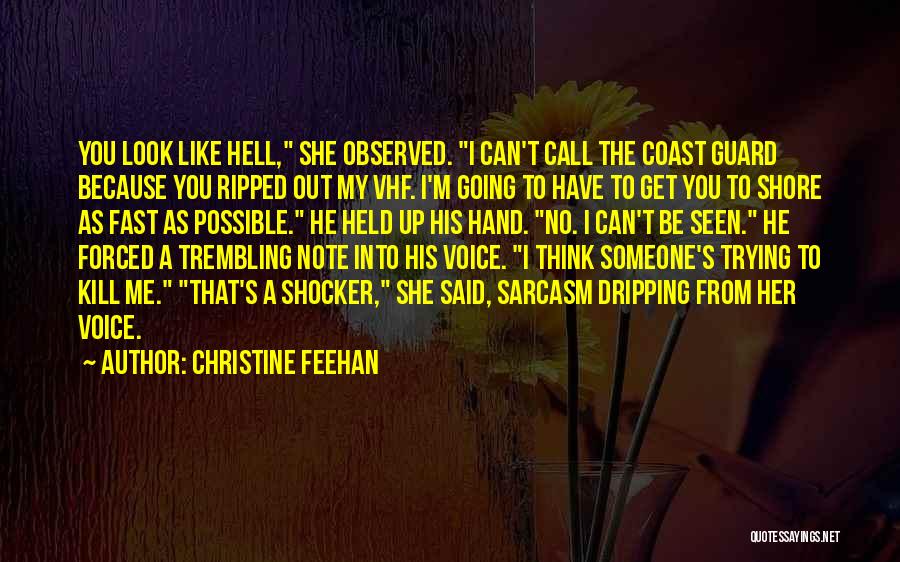 My Guard Up Quotes By Christine Feehan