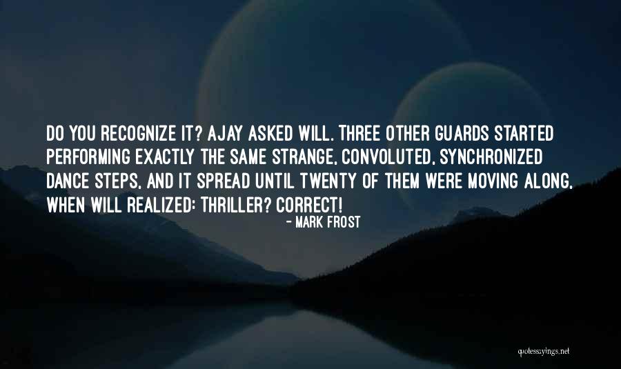 My Guards Up Quotes By Mark Frost