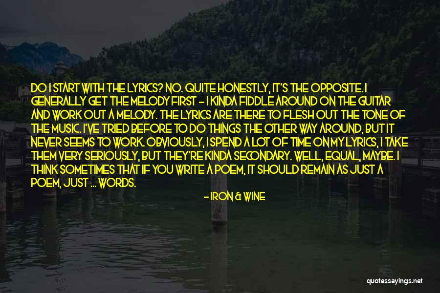 My Guitar Quotes By Iron & Wine My Guitar Quotes By Iron & Wine