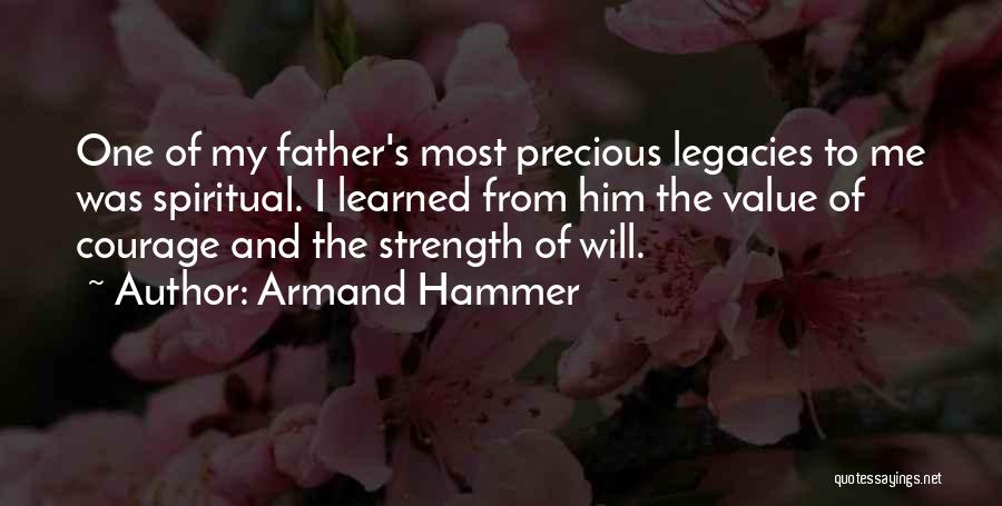 My Hammer Quotes By Armand Hammer