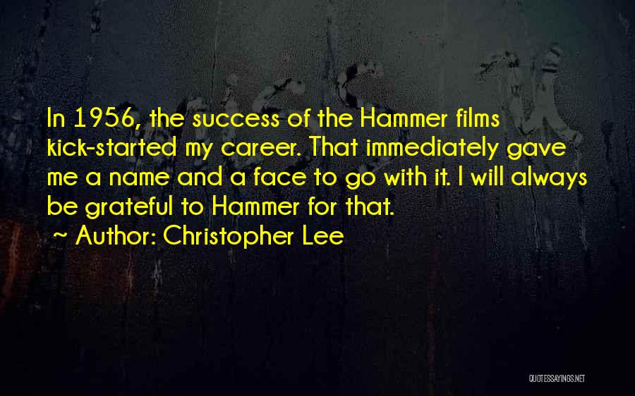 My Hammer Quotes By Christopher Lee