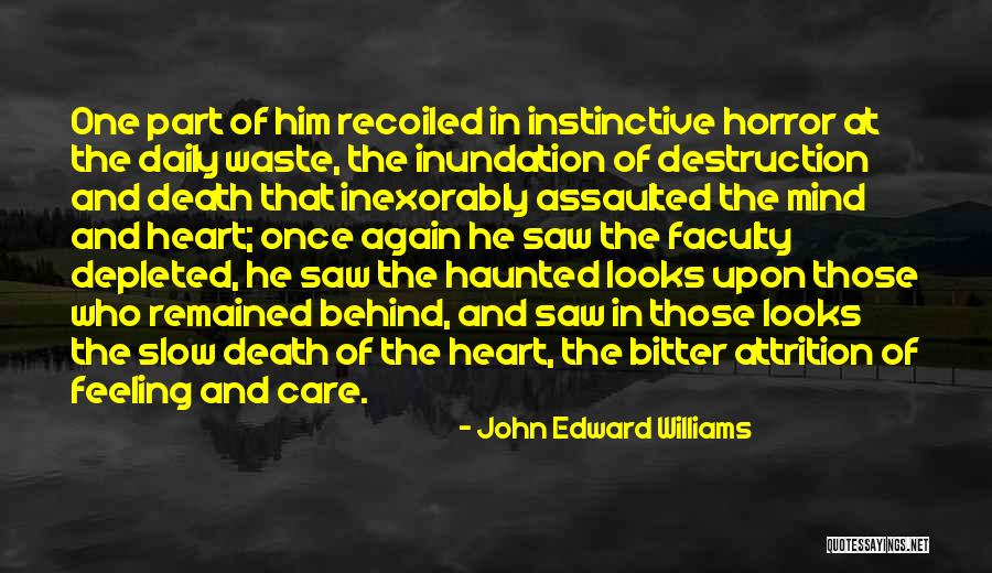 My Heart And Mind Are At War Quotes By John Edward Williams