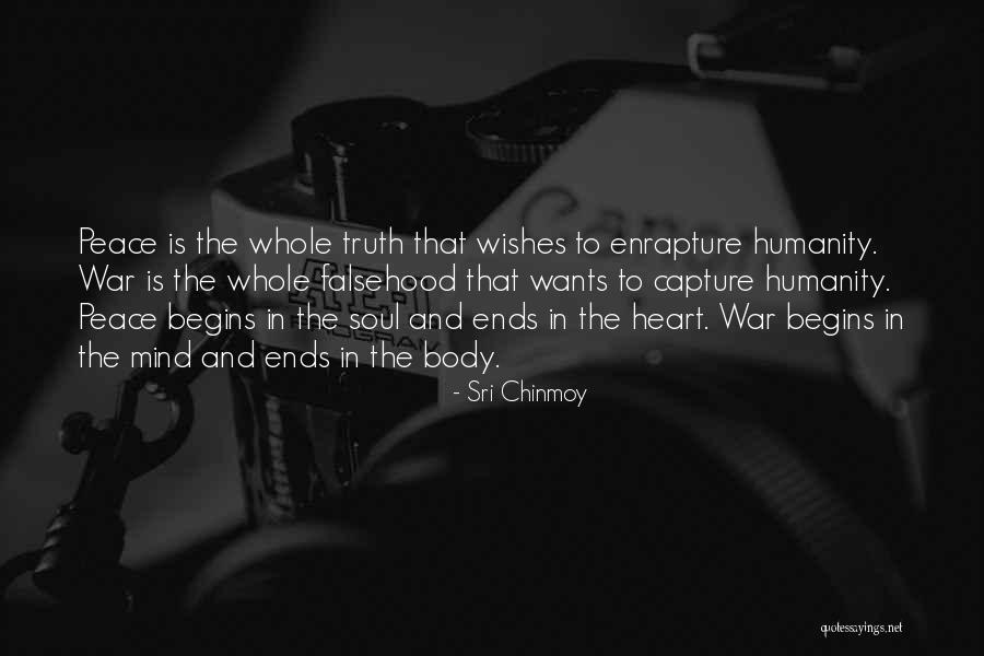 My Heart And Mind Are At War Quotes By Sri Chinmoy