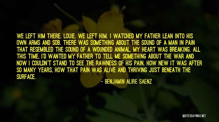 My Heart Breaking Quotes By Benjamin Alire Saenz