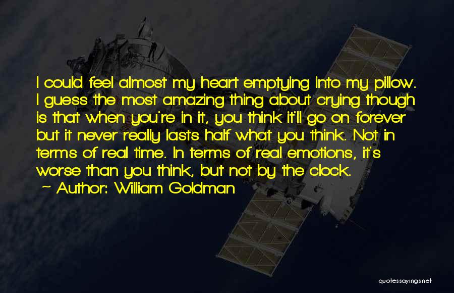 My Heart Crying Quotes By William Goldman