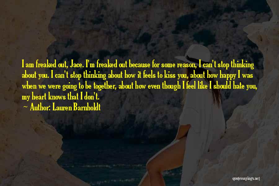 My Heart Feels Quotes By Lauren Barnholdt