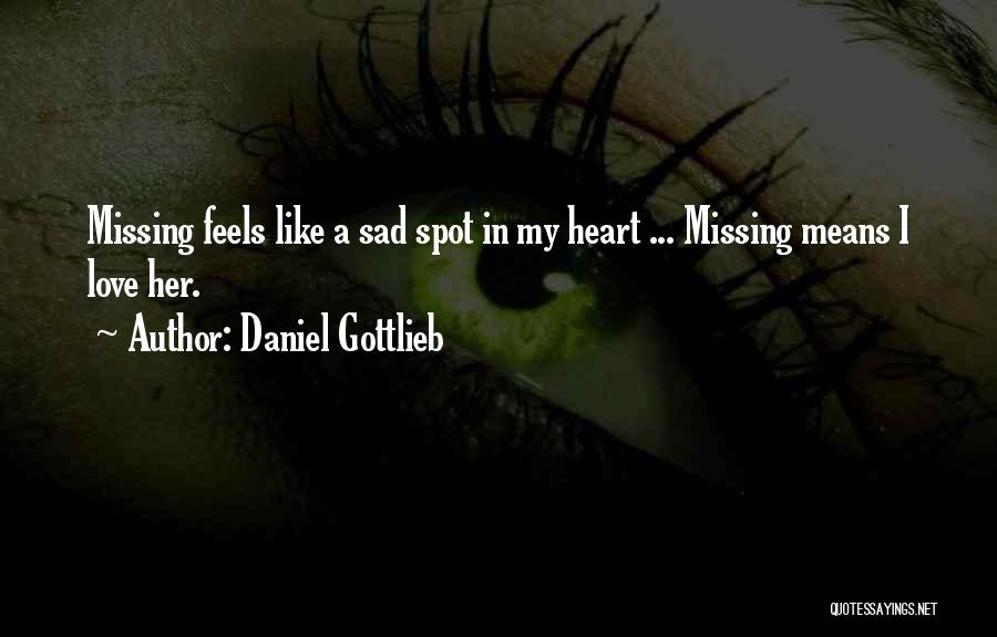 My Heart Feels So Sad Quotes By Daniel Gottlieb
