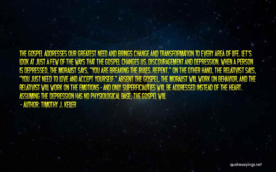 My Heart Is Breaking Quotes By Timothy J. Keller