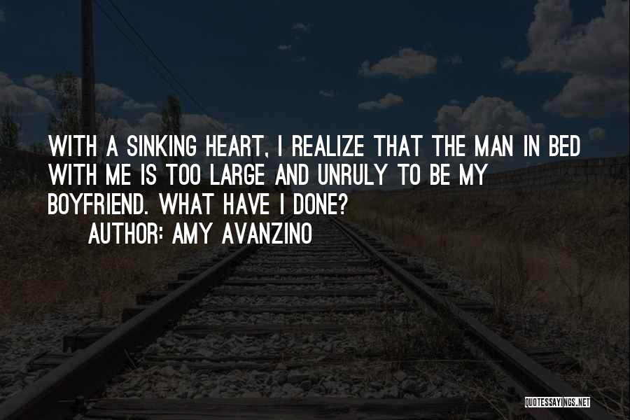 My Heart Is Sinking Quotes By Amy Avanzino
