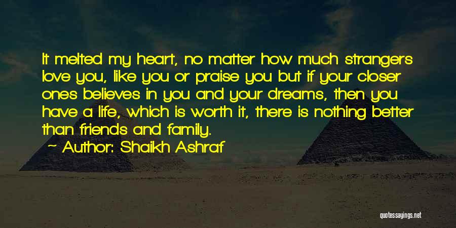 My Heart Just Melted Quotes By Shaikh Ashraf