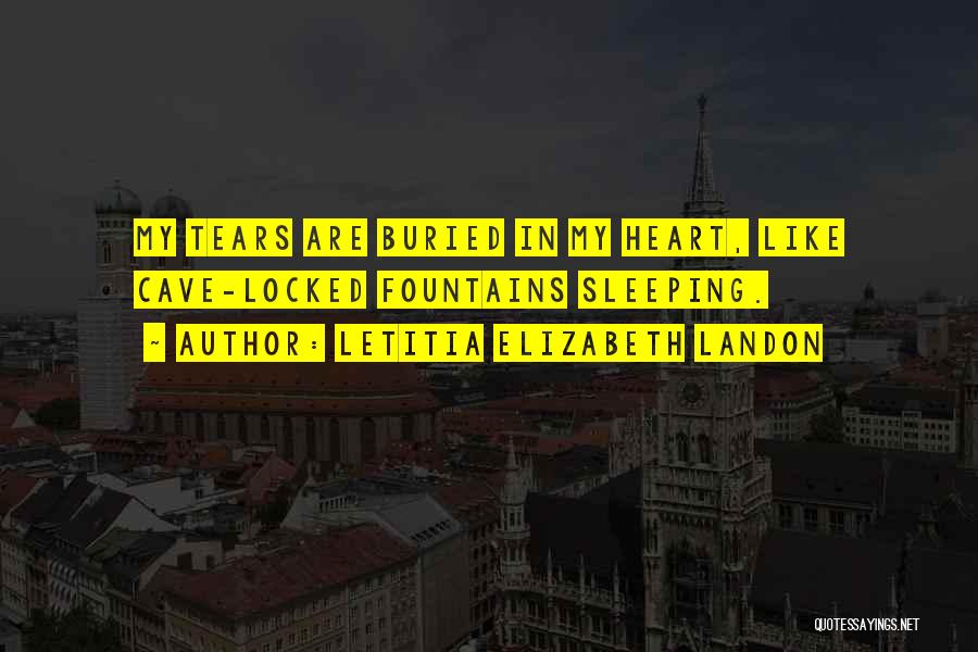 My Heart Locked Quotes By Letitia Elizabeth Landon