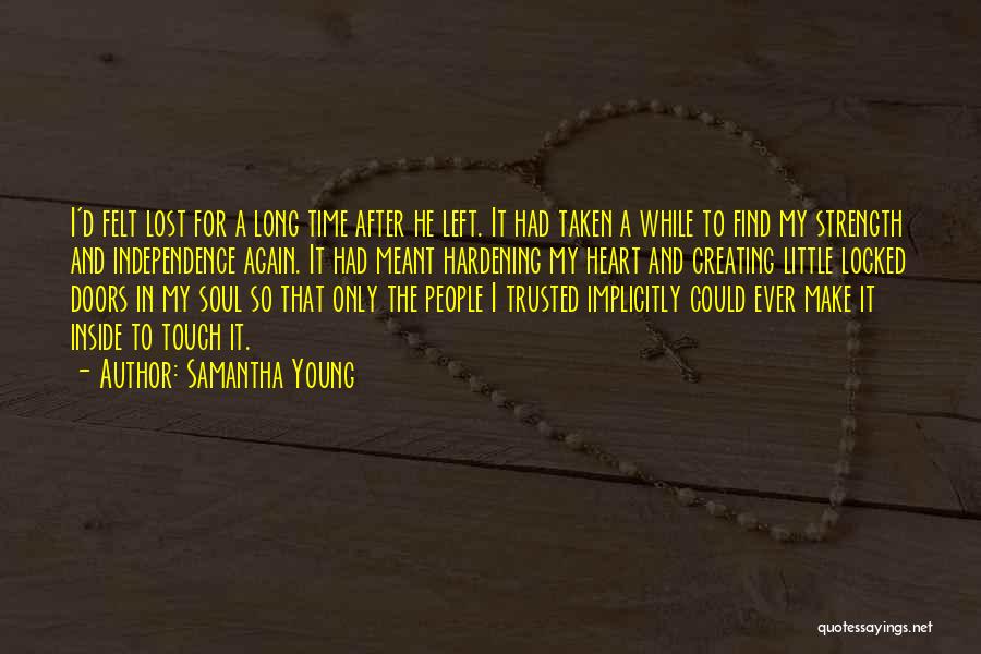 My Heart Locked Quotes By Samantha Young