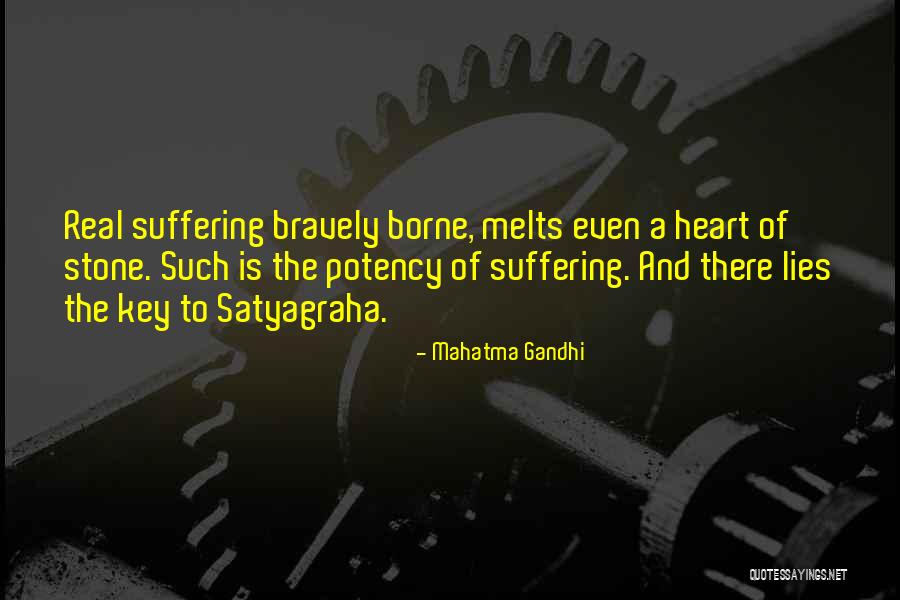 My Heart Melts Quotes By Mahatma Gandhi