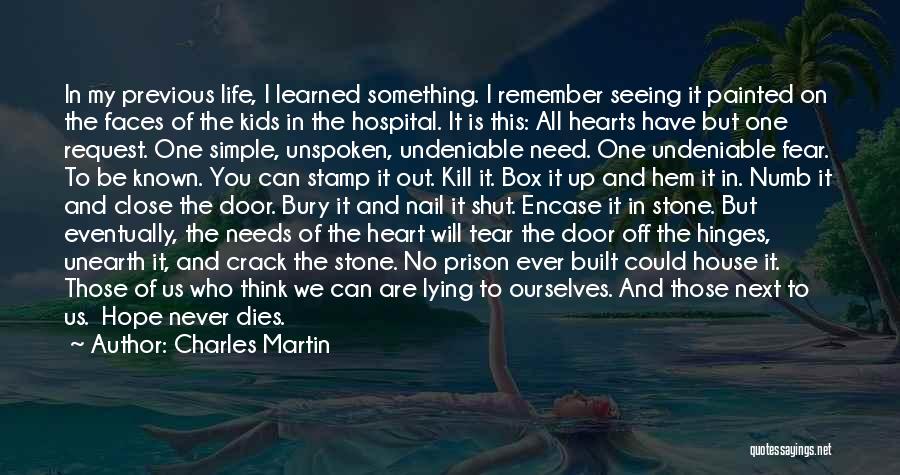 My Heart Needs You Quotes By Charles Martin