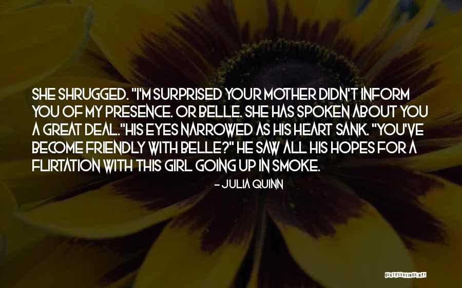 My Heart Sank Quotes By Julia Quinn My Heart Sank Quotes By Julia Quinn