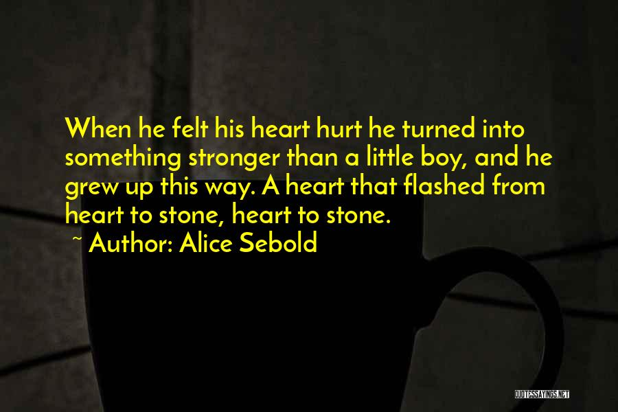 My Heart Turned To Stone Quotes By Alice Sebold