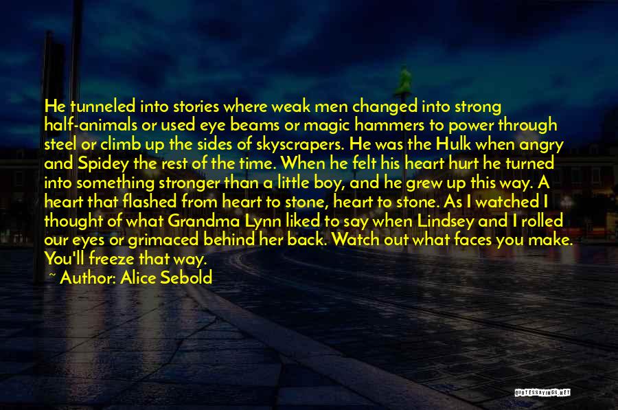 My Heart Turned To Stone Quotes By Alice Sebold