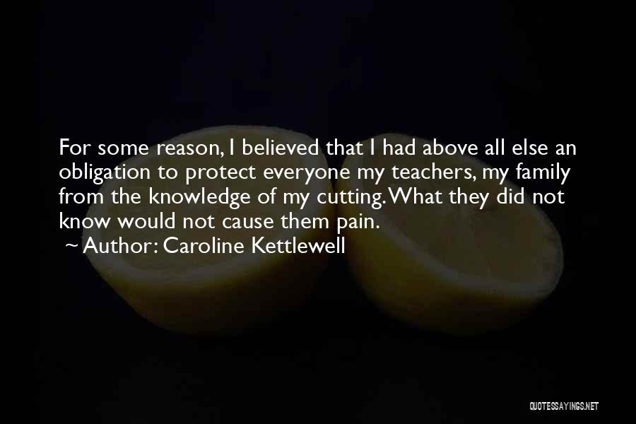 My Hidden Pain Quotes By Caroline Kettlewell