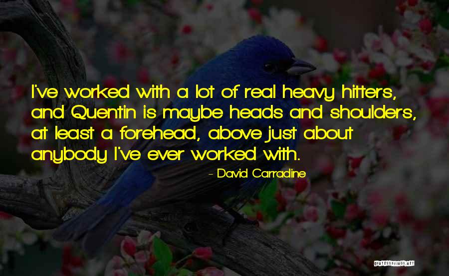 My Hitters Quotes By David Carradine My Hitters Quotes By David Carradine