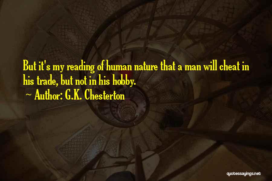 My Hobby Is Reading Quotes By G.K. Chesterton