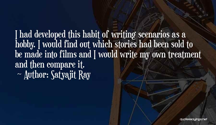 My Hobby Quotes By Satyajit Ray