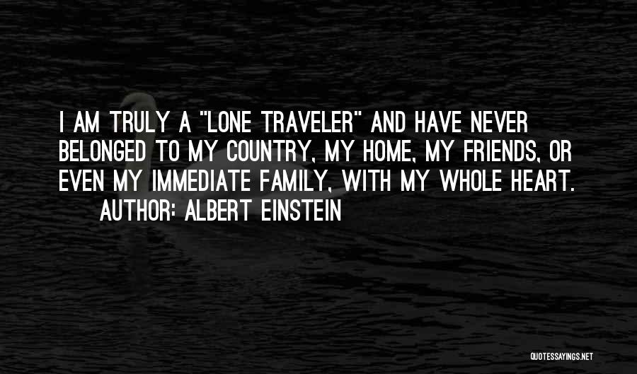 My Home Country Quotes By Albert Einstein