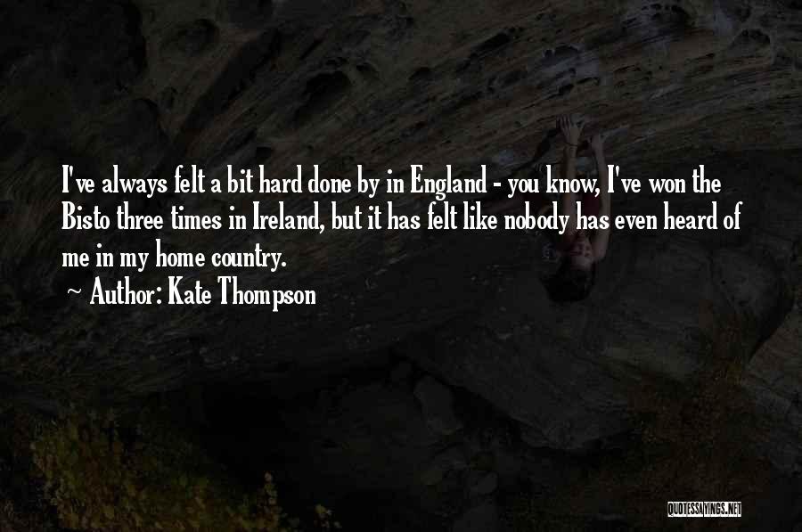 My Home Country Quotes By Kate Thompson