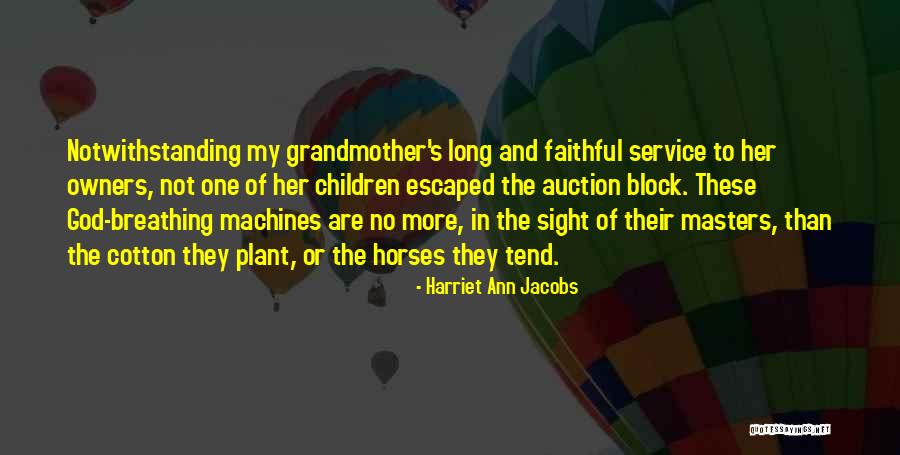 My Horse Quotes By Harriet Ann Jacobs