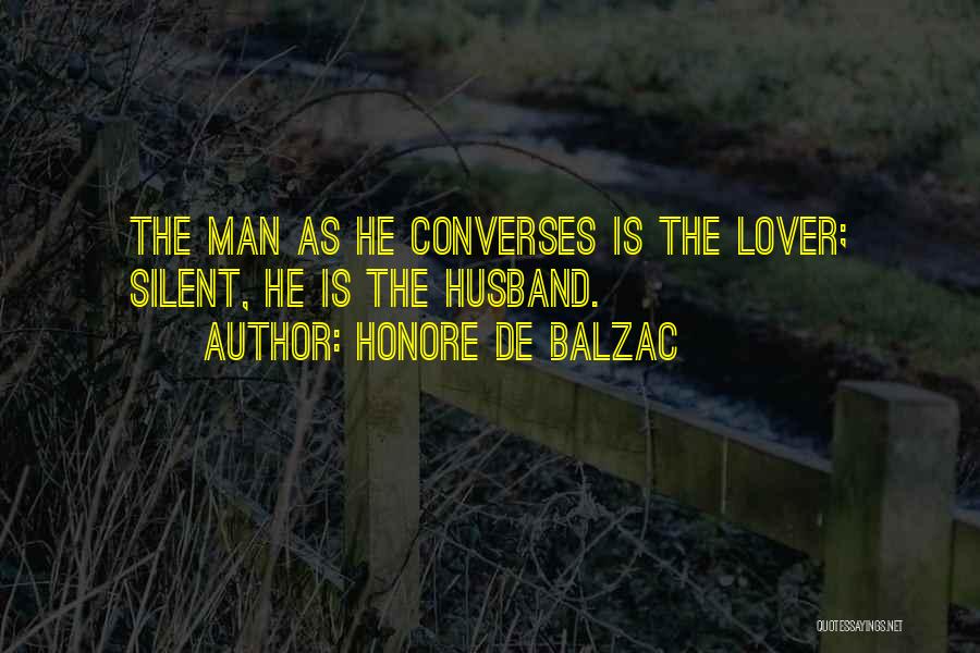 My Husband Lover Quotes By Honore De Balzac