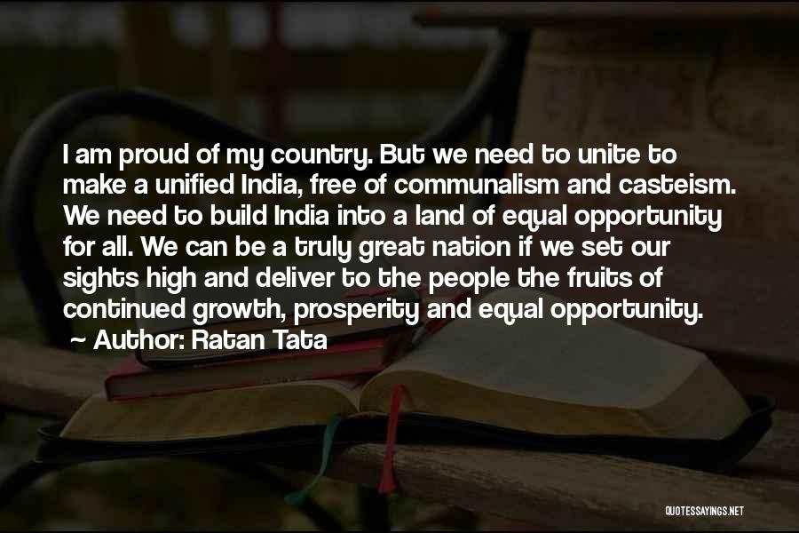 My India Quotes By Ratan Tata