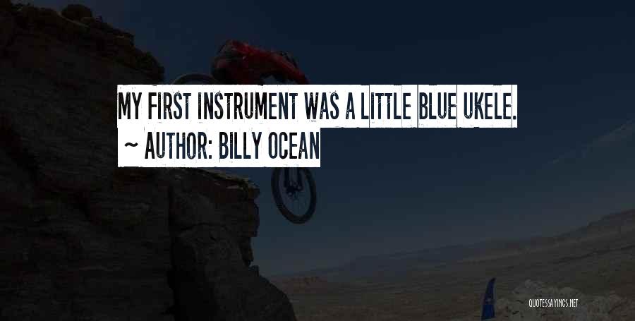 My Instrument Quotes By Billy Ocean