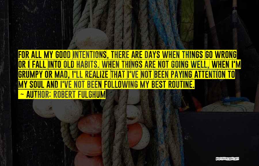 My Intentions Are Good Quotes By Robert Fulghum