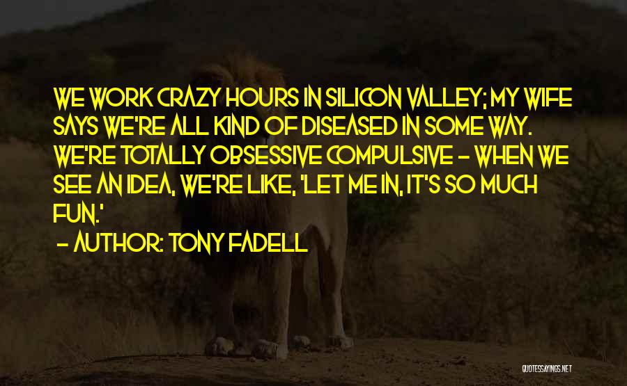 My Kind Of Crazy Quotes By Tony Fadell