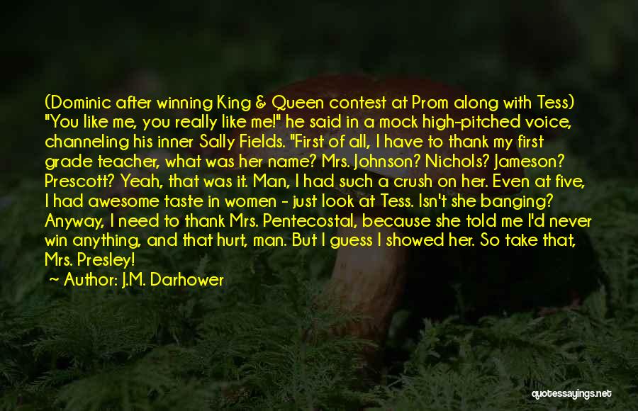 My King His Queen Quotes By J.M. Darhower