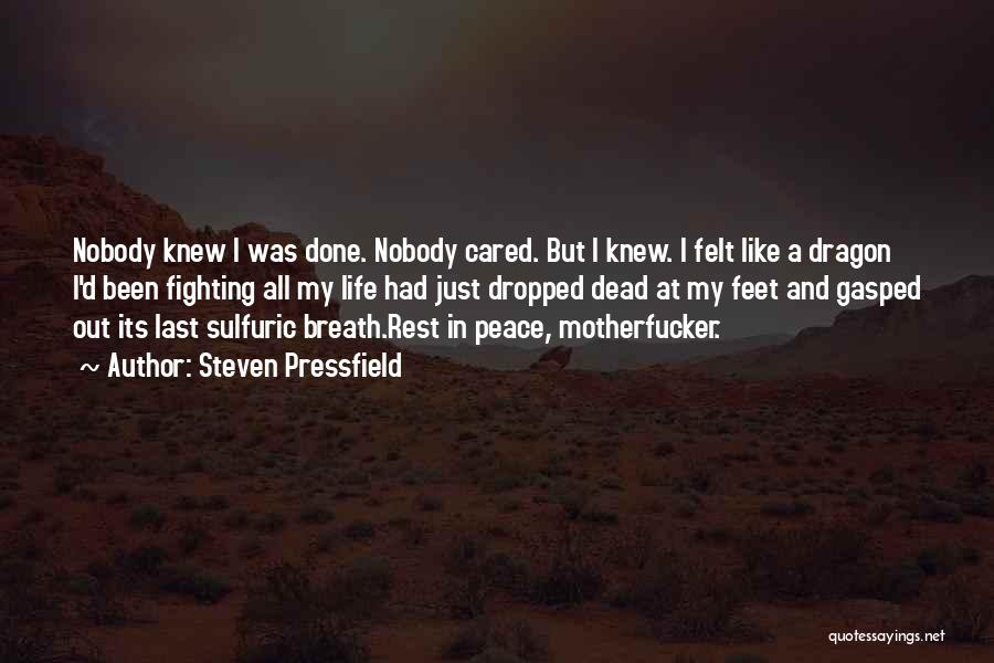 My Last Breath Quotes By Steven Pressfield