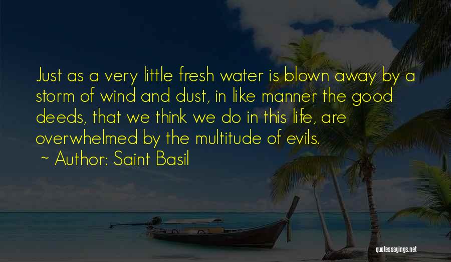 My Life Is Like A Storm Quotes By Saint Basil
