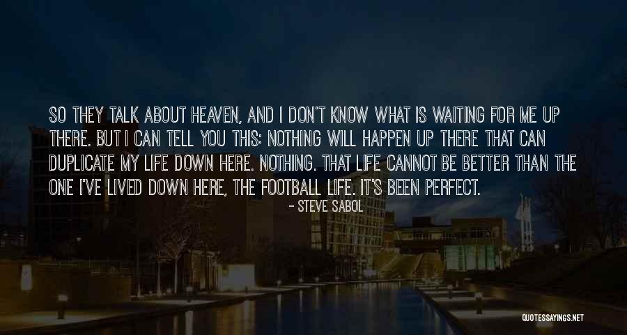 My Life Is Perfect Quotes By Steve Sabol