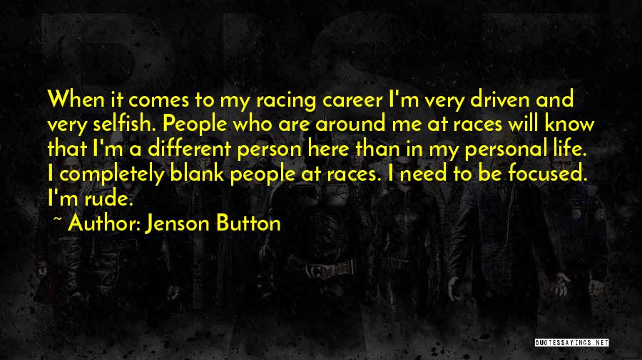 My Life My Career Quotes By Jenson Button