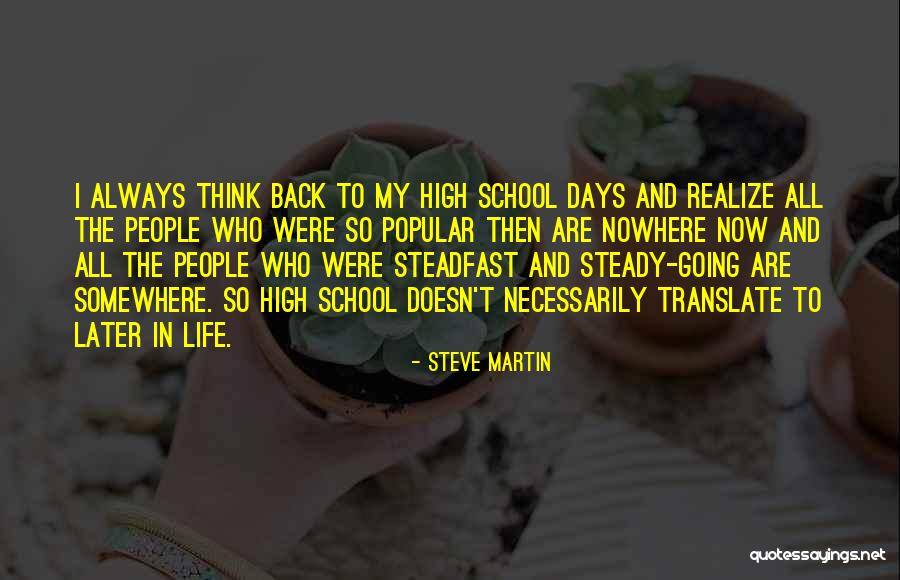 My Life's Going Nowhere Quotes By Steve Martin