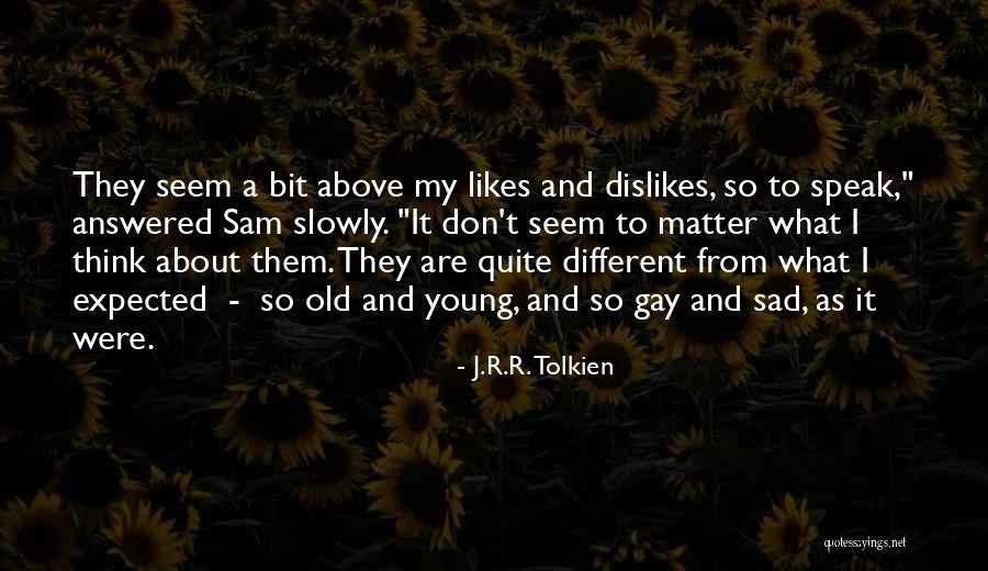 My Likes And Dislikes Quotes By J.R.R. Tolkien