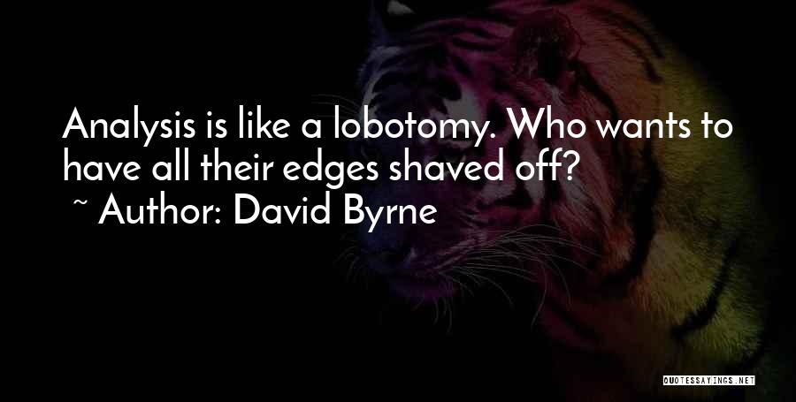 My Lobotomy Quotes By David Byrne
