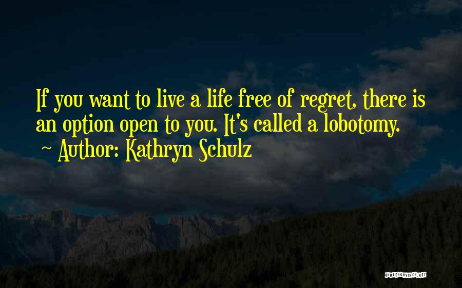 My Lobotomy Quotes By Kathryn Schulz