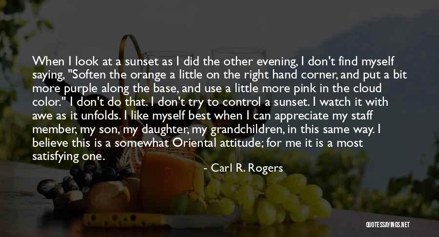 My Look Attitude Quotes By Carl R. Rogers