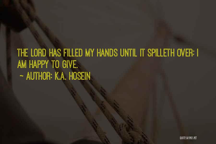 My Lord Quotes By K.A. Hosein