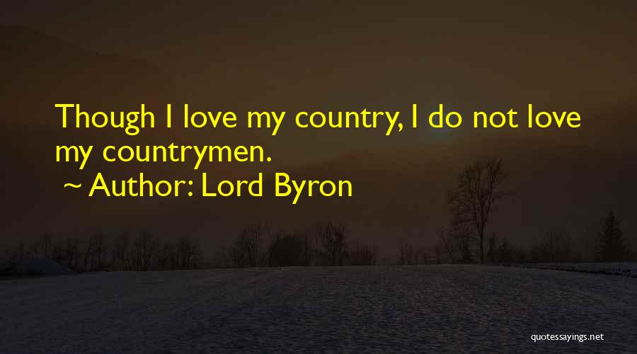 My Lord Quotes By Lord Byron