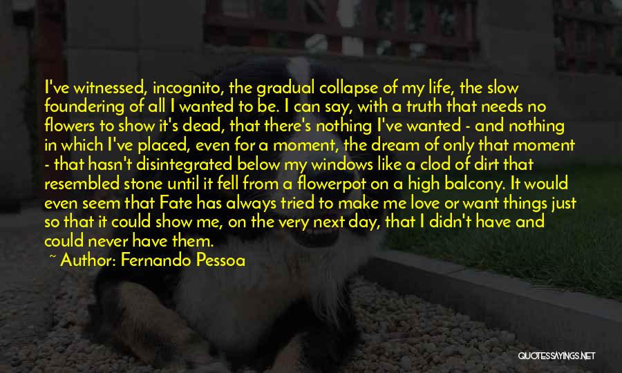 My Love Failure Quotes By Fernando Pessoa